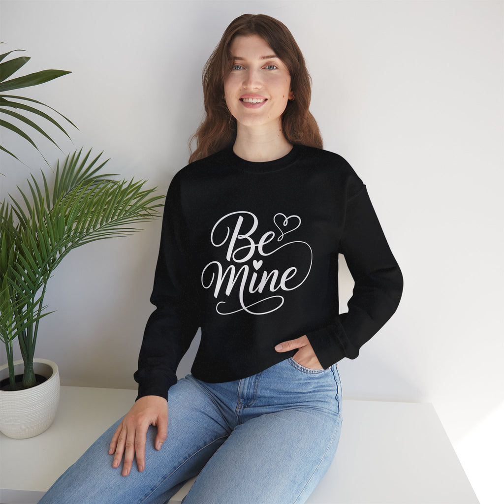 Be Mine Sweatshirt — Valentine’s Day Heart Graphic Crewneck