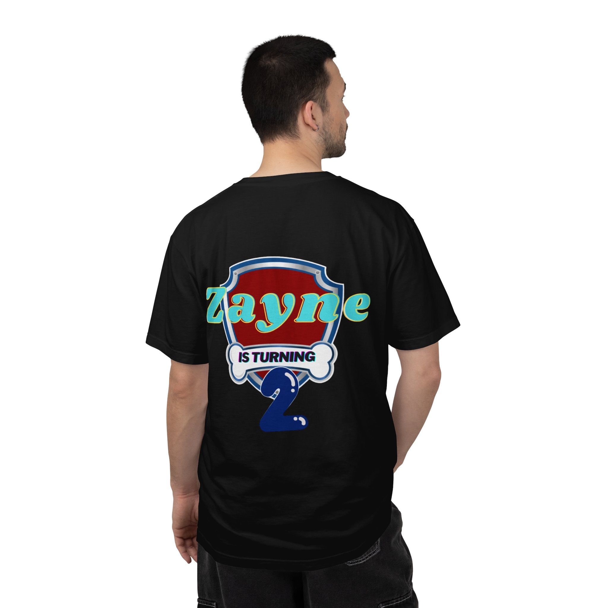 Kids' Paw Patrol Birthday T-Shirt — "Zayne Daddy 2" Personalized Party Tee