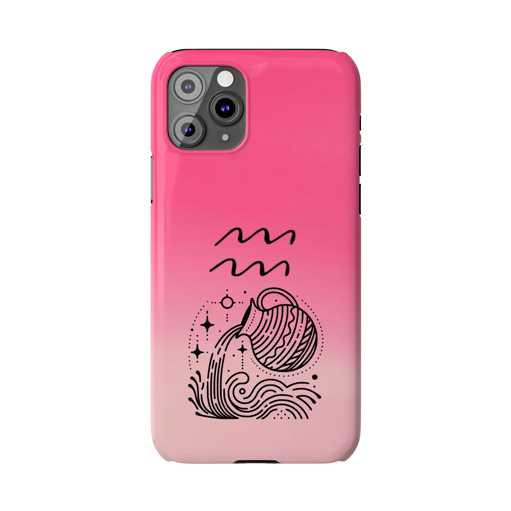 Aquarius Slim Phone Case - Zodiac Astrology Birthday Gift